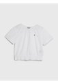 Top Blanco De Manga Corta En Tejido Seersucker Tommy Hilfiger de Tommy Hilfiger