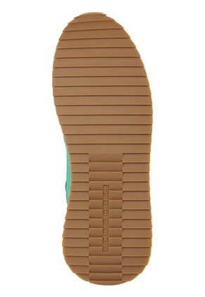 Tenis Verde De Running Con Mezcla De Cuero Tommy Hilfiger