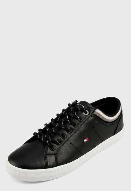 Tenis Negro-Blanco Tommy Hilfiger