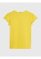 Camiseta Amarilla Essential De Corte Slim Con Volantes Tommy Hilfiger de Tommy Hilfiger