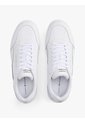 Tenis Blanco De Cuero Con Suela De Tacos Tommy Hilfiger de Tommy Hilfiger