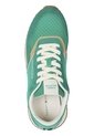 Tenis Verde De Running Con Mezcla De Cuero Tommy Hilfiger de Tommy Hilfiger