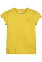 Camiseta Amarilla Essential De Corte Slim Con Volantes Tommy Hilfiger de Tommy Hilfiger