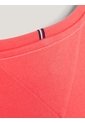 Camiseta Roja Essential De Corte Slim Con Volantes Tommy Hilfiger de Tommy Hilfiger