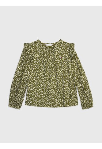Camisa Verde 1985 Con Estampado De Flores Tommy Hilfiger Tommy Hilfiger