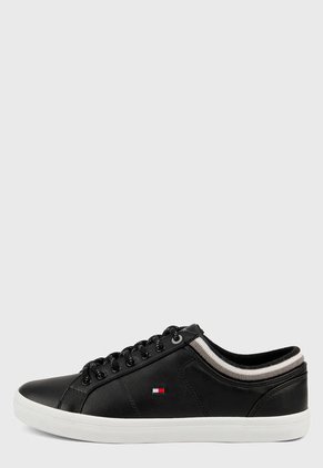 Tenis Negro-Blanco Tommy Hilfiger