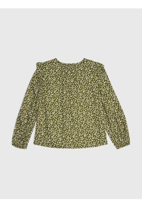 Camisa Verde 1985 Con Estampado De Flores Tommy Hilfiger