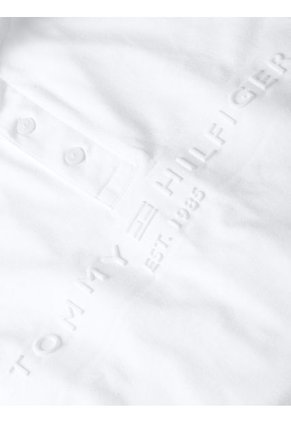 Polo Regular Con Logo Blanco Tommy Hilfiger