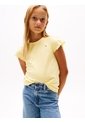 Camiseta Amarilla Essential De Corte Slim Con Volantes Tommy Hilfiger de Tommy Hilfiger