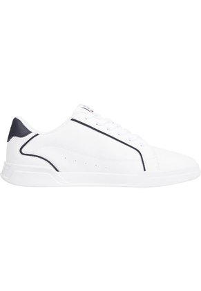 Tenis Con Cordones Y Suela Cupsole Hombre Blanco Tommy Hilfiger