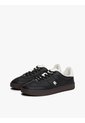 Tenis Negro Heritage De Cuero Brillante Tommy Hilfiger de Tommy Hilfiger