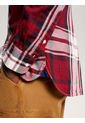 Camisa Oxford Slim De Tartán Hombre Rojo Tommy Hilfiger de Tommy Hilfiger