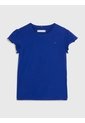 Camiseta Azul Essential De Corte Slim Con Volantes Tommy Hilfiger de Tommy Hilfiger