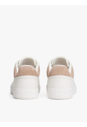 Tenis Blanco De Cuero Con Suela Cupsole Tommy Hilfiger