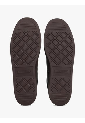 Tenis Negro Heritage De Cuero Brillante Tommy Hilfiger