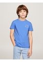Camiseta Azul De Cuello Redondo Con Logo Tommy Hilfiger de Tommy Hilfiger