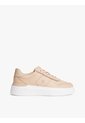 Tenis Beige De Cuero Y Charol Con Plataforma Tommy Hilfiger de Tommy Hilfiger