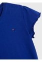 Camiseta Azul Essential De Corte Slim Con Volantes Tommy Hilfiger de Tommy Hilfiger