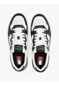 Tenis Blanco De Cuero Color Block Tommy Hilfiger de Tommy Hilfiger