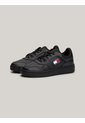 Tenis Negro Essential De Cuero Retro Tommy Hilfiger de Tommy Hilfiger