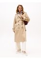 Tenis Beige De Cuero Y Charol Con Plataforma Tommy Hilfiger de Tommy Hilfiger