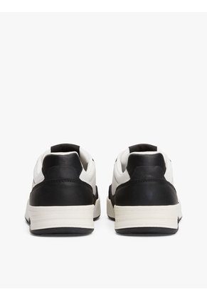 Tenis Blanco De Cuero Color Block Tommy Hilfiger