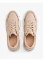 Tenis Beige De Cuero Y Charol Con Plataforma Tommy Hilfiger de Tommy Hilfiger
