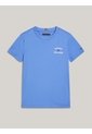 Camiseta Azul De Cuello Redondo Con Logo Tommy Hilfiger de Tommy Hilfiger