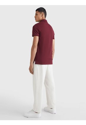 Polo 1985 Collection De Piqué Y Corte Slim Rojo Tommy Hilfiger