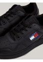 Tenis Negro Essential De Cuero Retro Tommy Hilfiger de Tommy Hilfiger