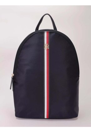Morral Azul Med Dome Con Insignia TH Tommy Hilfiger