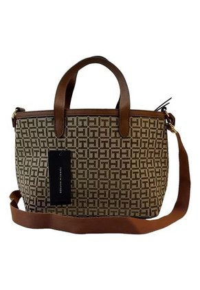 Bolso Marrón Shopper Con Monedero Extraíble Tommy Hilfiger