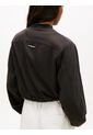 Chaqueta Negra Bomber Con Inscripción Tommy Jeans de Tommy Hilfiger