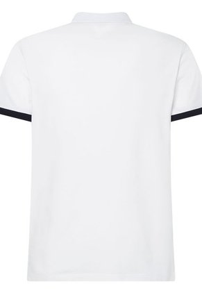 Polo Univesitario De Corte Slim Blanco Tommy Hilfiger