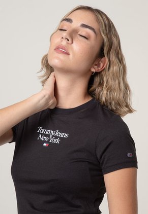 Camiseta Negro-Blanco Tommy Jeans