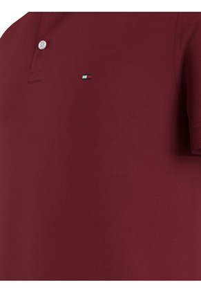 Polo 1985 Collection De Piqué Y Corte Slim Rojo Tommy Hilfiger
