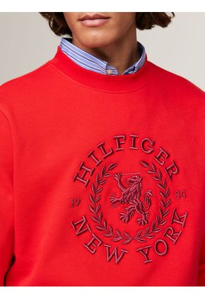 Suéter Con Logo Y Escudo Grande Tommy Hilfiger