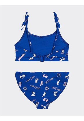 Conjunto Niña De Bikini Con Estampado Veraniego Tommy Hilfiger Kids