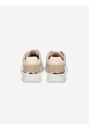 Tenis Beige De Corte Bajo Con Diseño De Cordones Tommy Hilfiger