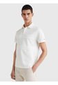 Polo Con Logo Bordado Beige Tommy Hilfiger de Tommy Hilfiger