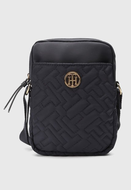 Bolso Manos Libres Azul Navy-Dorado TOMMY HILFIGER
