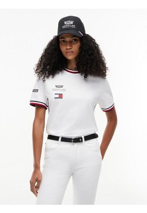 Camiseta Blanca TH X Cadillac Fórmula 1® Team Tommy Hilfiger