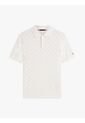 Polo Blanco De Punto Pointelle Y Corte Regular Tommy Hilfiger de Tommy Hilfiger