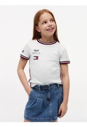 Camiseta Blanca TH X Cadillac Fórmula 1® Team Tommy Hilfiger