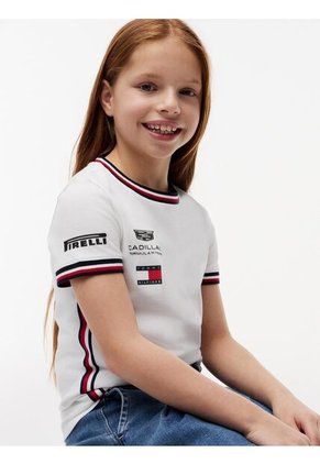 Camiseta Blanca TH X Cadillac Fórmula 1® Team Tommy Hilfiger