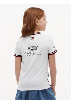 Camiseta Blanca TH X Cadillac Fórmula 1® Team Tommy Hilfiger