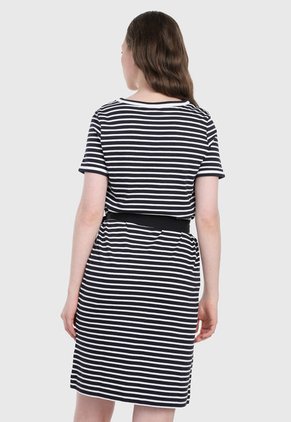 Vestido Azul Navy-Blanco Tommy Hilfiger