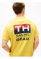 Camiseta Amarilla Amplia Hilfiger Con Logo Trasero Tommy Hilfiger de Tommy Hilfiger