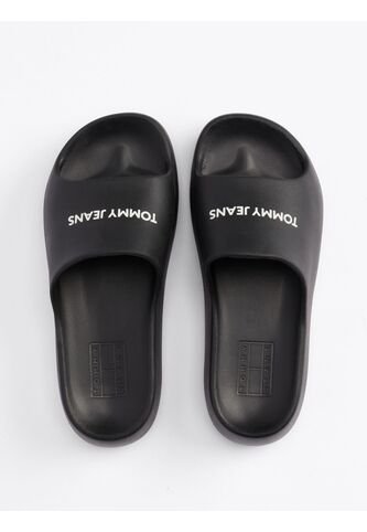 Sandalias Negro Con Plataforma Gruesa Y Logo Tommy Hilfiger Tommy Hilfiger