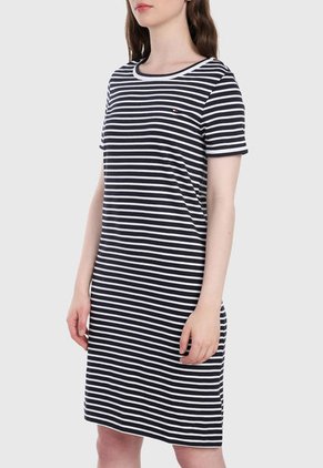Vestido Azul Navy-Blanco Tommy Hilfiger